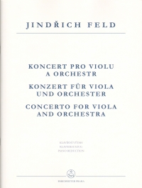 Feld Concerto For Viola & Orchestra Piano Reduct Sheet Music Songbook