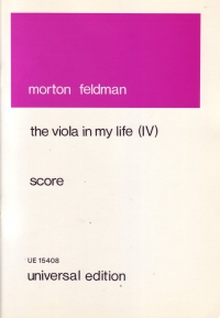 Feldman Viola In My Life No4 Viola & Piano Sheet Music Songbook