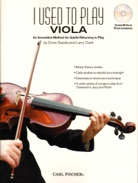 I Used To Play Viola Gazda & Clark Book + Cd Sheet Music Songbook