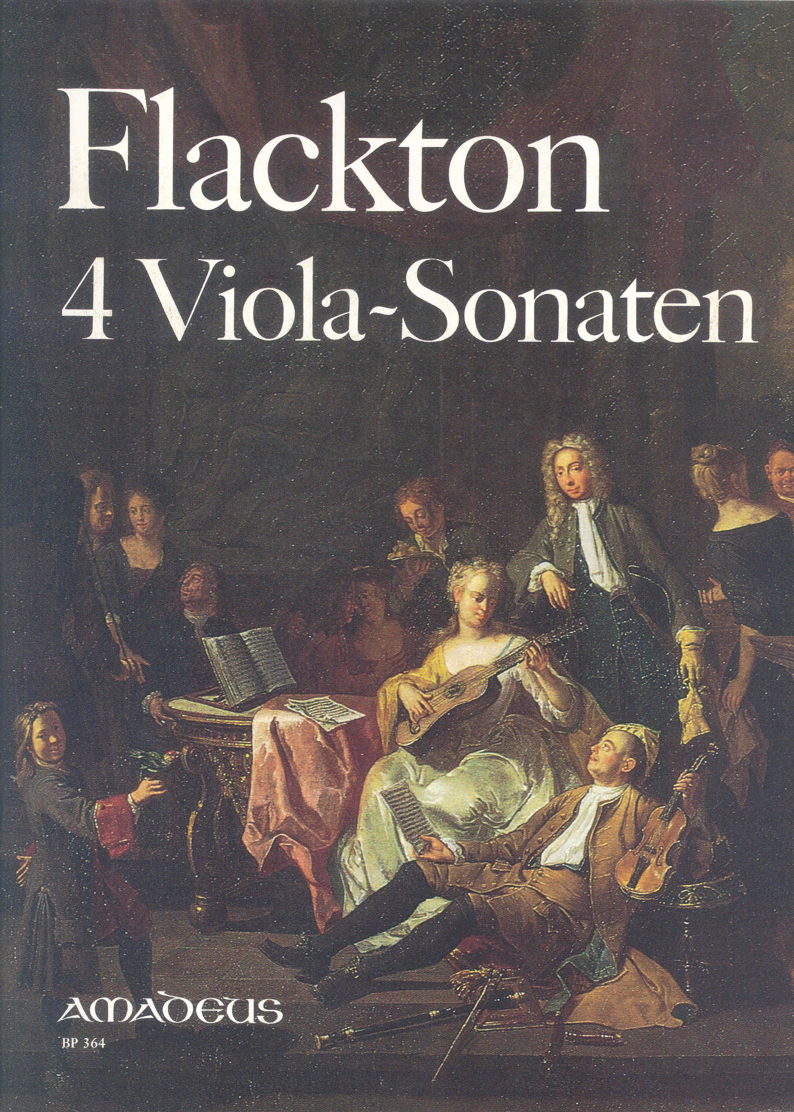 Flackton 4 Viola Sonatas Op. 2 Sheet Music Songbook