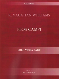Vaughan Williams Flos Campi Solo Viola Part Sheet Music Songbook