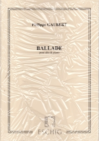 Gaubert Ballade Viola & Piano Sheet Music Songbook