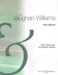 Vaughan Williams Four Hymns Orchestral Viola Part Sheet Music Songbook