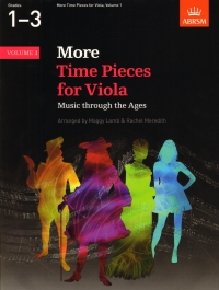 More Time Pieces For Viola Vol 1 Grades 1-3 Abrsm Sheet Music Songbook