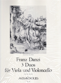 Danzi Three Duos (first Book) Viola & Cello Sheet Music Songbook