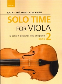 Solo Time For Viola Blackwell Book 2 Sheet Music Songbook