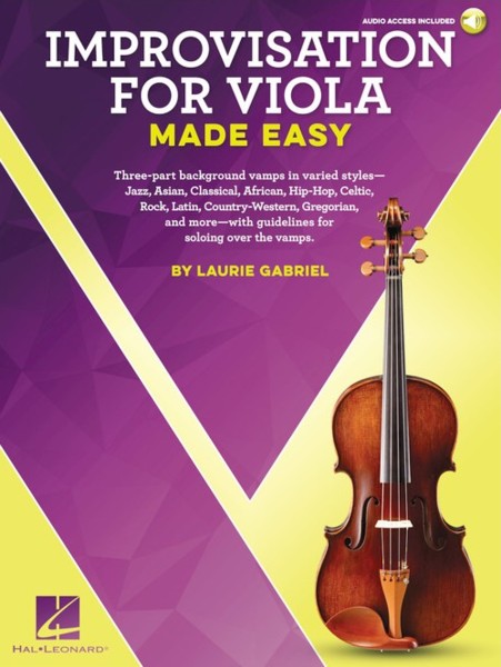 Gabriel Improvisation For Viola Made Easy Sheet Music Songbook