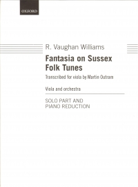 Vaughan Williams Fantasia On Sussex Folk Tunes Vla Sheet Music Songbook