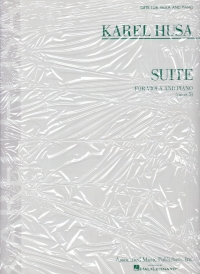 Husa Suite For Viola & Piano Op5 Sheet Music Songbook