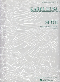 Husa Suite For Viola & Piano Op5 Sheet Music Songbook