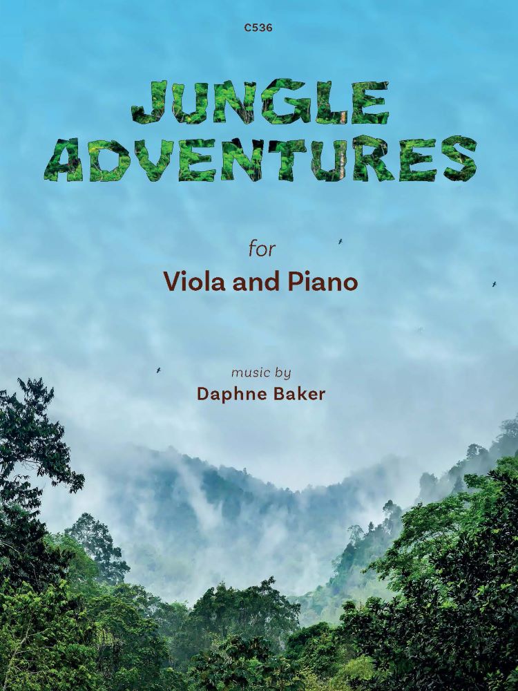 Baker Jungle Adventures Viola & Piano Sheet Music Songbook