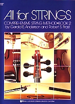 All For Strings Book 2 Violin Anderson/frost Sheet Music Songbook