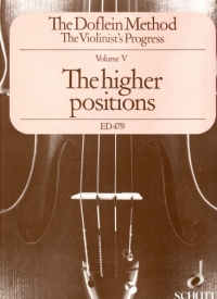 Doflein Violin Method Vol 5 Higher Positions Sheet Music Songbook