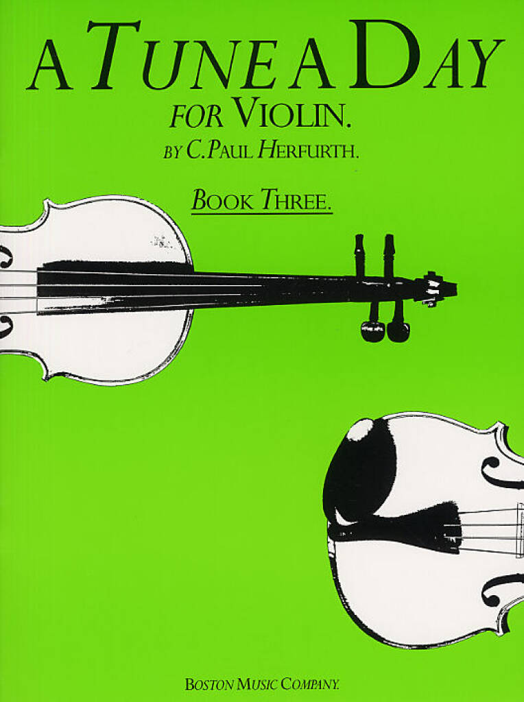 Tune A Day Violin Book 3 Herfurth (green) Sheet Music Songbook