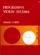 Carse Progressive Studies Book 1 Violin Sheet Music Songbook