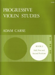 Carse Progressive Studies Book 2 Violin Sheet Music Songbook