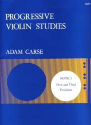Carse Progressive Studies Book 3 Violin Sheet Music Songbook