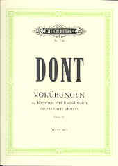Dont Preparatory Studies (24) Op 37 Violin Sheet Music Songbook