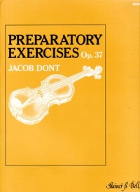 Dont Preparatory Studies 24 Op37 Violin Sheet Music Songbook