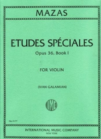 Mazas Studies Book 1 Op36 Violin Sheet Music Songbook