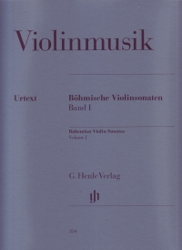 Bohemian Violin Sonatas Vol 1 Sheet Music Songbook
