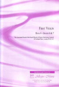 First Violin Book 4 Grades 6-7 Sheet Music Songbook