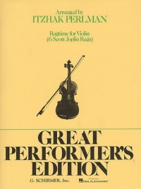 Ragtime For Violin (6 Scott Joplin Rags) Perlman Sheet Music Songbook