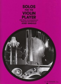 Solos For Violin Player Gingold Sheet Music Songbook