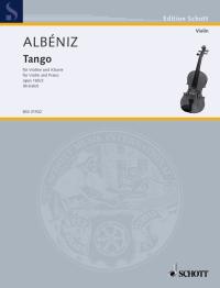 Albeniz Tango Op165 No 2 Kriesler Violin Sheet Music Songbook