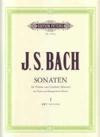 Bach Sonatas (6) Bk 1 Schleifer/stiehler Violin/pf Sheet Music Songbook