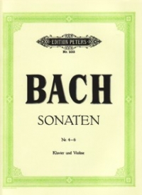 Bach Sonatas Book 2 4-6 Violin Sheet Music Songbook