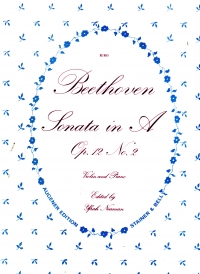 Beethoven Sonata Op12 No 2 A Neaman Violin & Piano Sheet Music Songbook