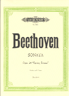 Beethoven Sonata Op24 F (spring) Joachim Violin Sheet Music Songbook