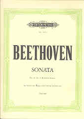 Beethoven Sonata Op47 A (kreutzer) Joachim Violin Sheet Music Songbook