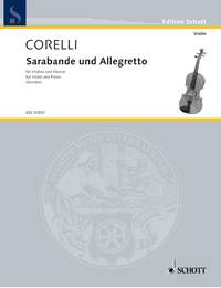 Corelli Sarabande & Allegretto Kreisler Violin Sheet Music Songbook