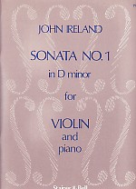 Ireland Sonata No 1 Dminor Violin & Piano Sheet Music Songbook