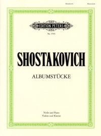 Shostakovich Album Violin & Piano  Sheet Music Songbook