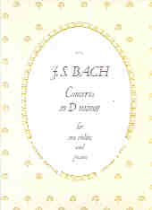 Bach Concerto Dmin 2 Violins/keyboard Sheet Music Songbook