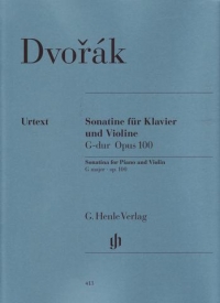 Dvorak Sonatina Op100 G Gerlach/pilkova Violin&pno Sheet Music Songbook