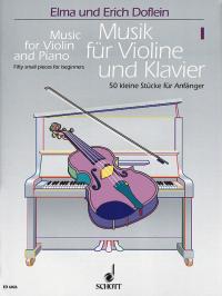 Doflein Music Vln & Pf Vol 1 50 Small Pieces Begin Sheet Music Songbook
