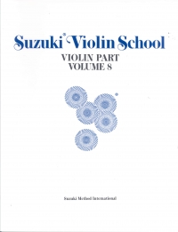 Suzuki Violin School Vol 8 Violin Part Sheet Music Songbook