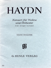 Haydn Concerto A Hobviia/3 Violin Sheet Music Songbook