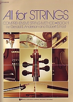 All For Strings Bk 1 Score Manual Vln/vla/cl/dbass Sheet Music Songbook