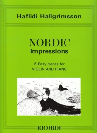 Hallgrimsson Nordic Impressions 6 Easy Pieces Sheet Music Songbook