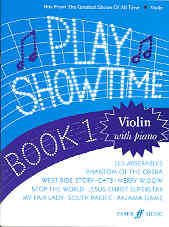 Play Showtime Book 1 Violin Sheet Music Songbook