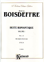 Boisdeffre Suite Romantique Vol 1 Nos 1-3 Op24 Sheet Music Songbook