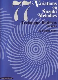 77 Variations On Suzuki Melodies Starr Violin Sheet Music Songbook