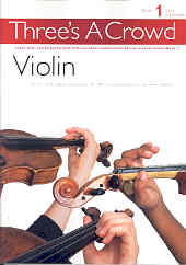Threes A Crowd Book 1 Violin Sheet Music Songbook