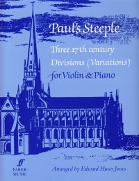 Pauls Steeple 3 17th Century Divisions Violin Sheet Music Songbook
