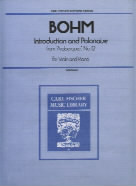 Bohm Introduction And Polonaise Op12 Violin & Pno Sheet Music Songbook